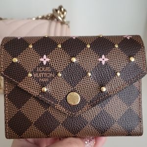 ❌️SOLD❌️ Louis Vuitton Victorine Limited Edition Studded Floral Wallet